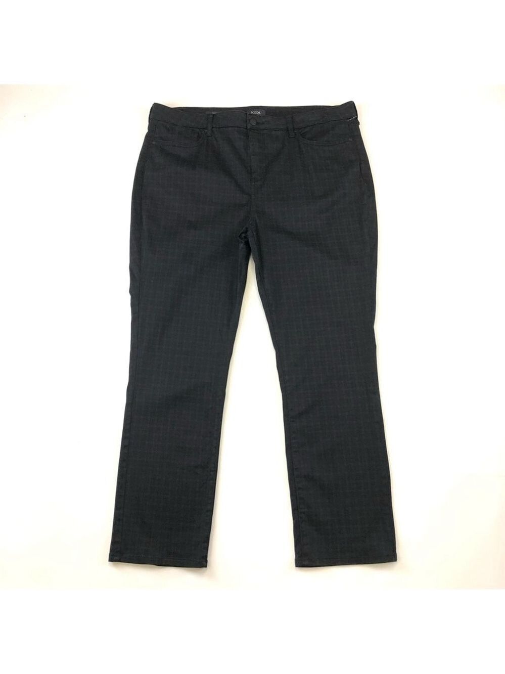 NYDJ Sheri Slim check womens pants Size 18 Liftux